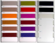 Glass polyester flat, bright, rectangular cross-section