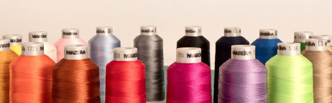 Sewing thread market and basic production information.